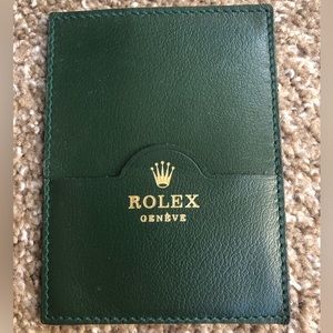 Authentic Rolex card holder. Excellent condition
